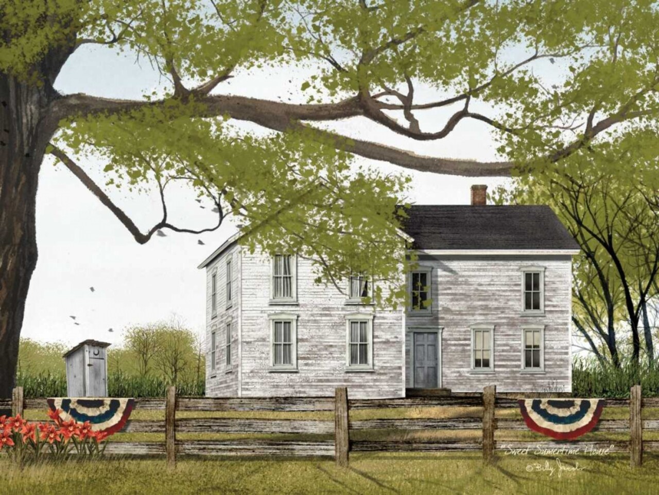 Sweet Summertime House Poster Print by Billy Jacobs - Item # VARPDXBJ1119